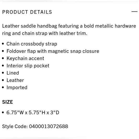 See by Chloé Mara Leather Saddle Bag - Picture 9 of 9